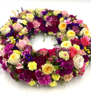 Multi Coloured Wreath