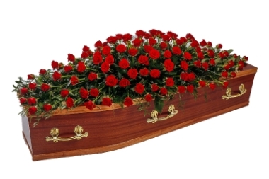 Rose Coffin Spray