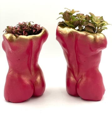 Planted Female Bust