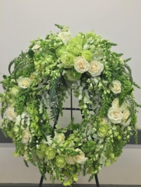 Lime Green Wreath