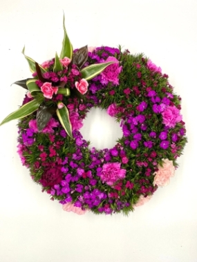Vibrant Cerise Wreath